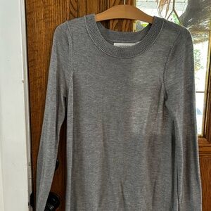 Workshop Republic Clothing Gray Long Sleeve Top